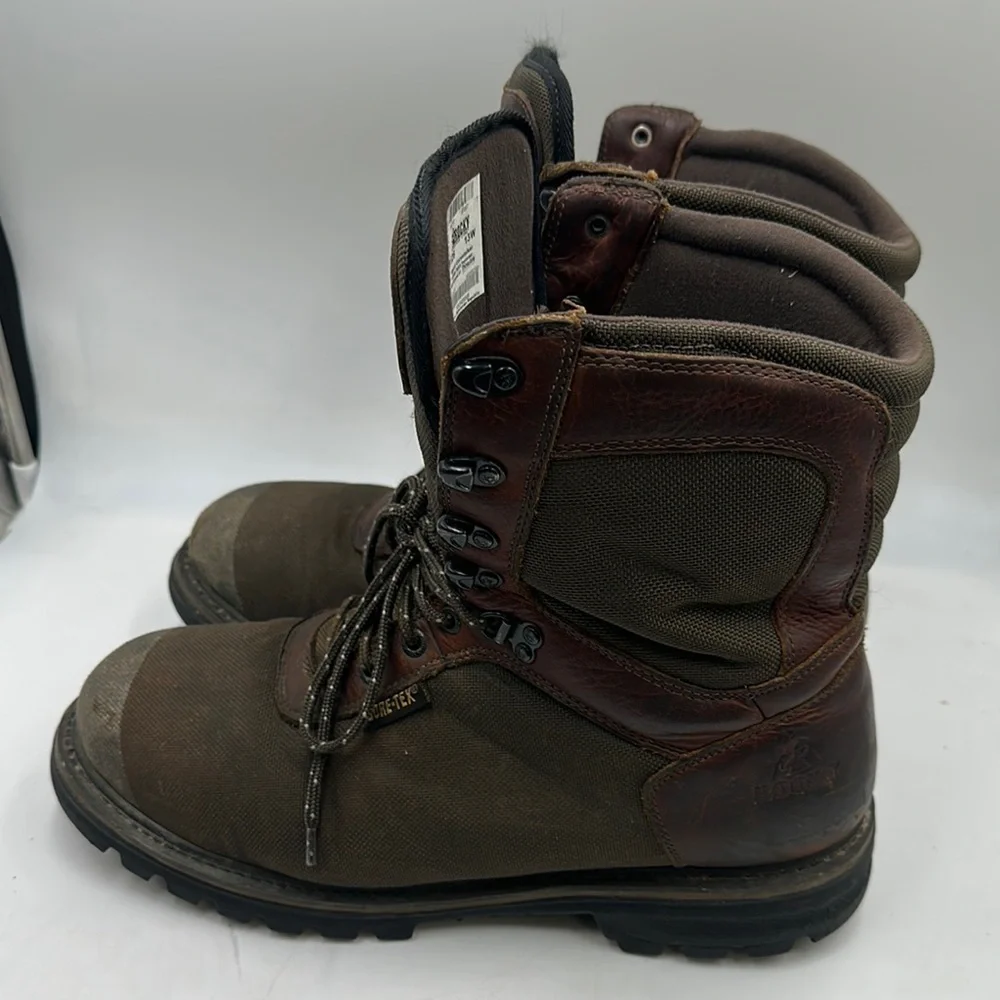 Rocky Gore-Tex Cornstalker Waterproof 600 Gram Insulated Boot Work 13 WIDE